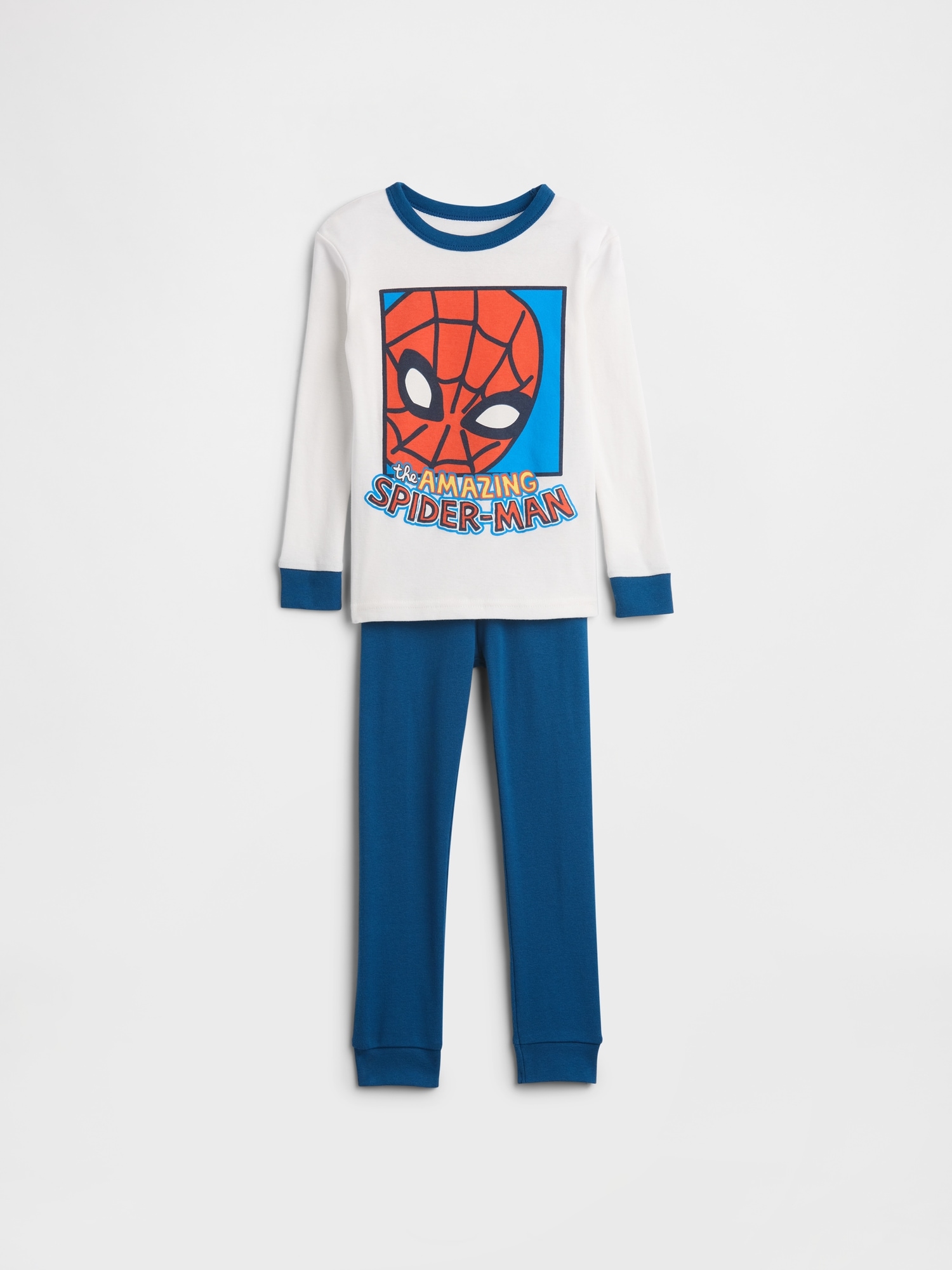 Kids & babyGap | Marvel 100% Organic Cotton PJ Set - Blue Vibrancy Spider