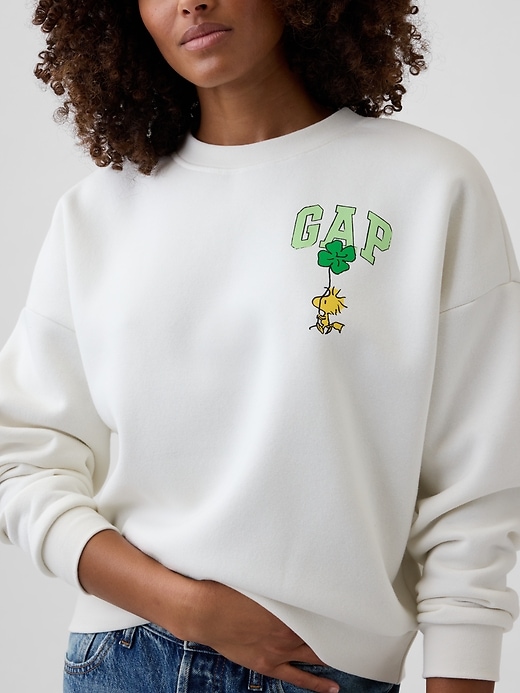 Image number 4 showing, Peanuts Oversized Wedge Sweatshirt