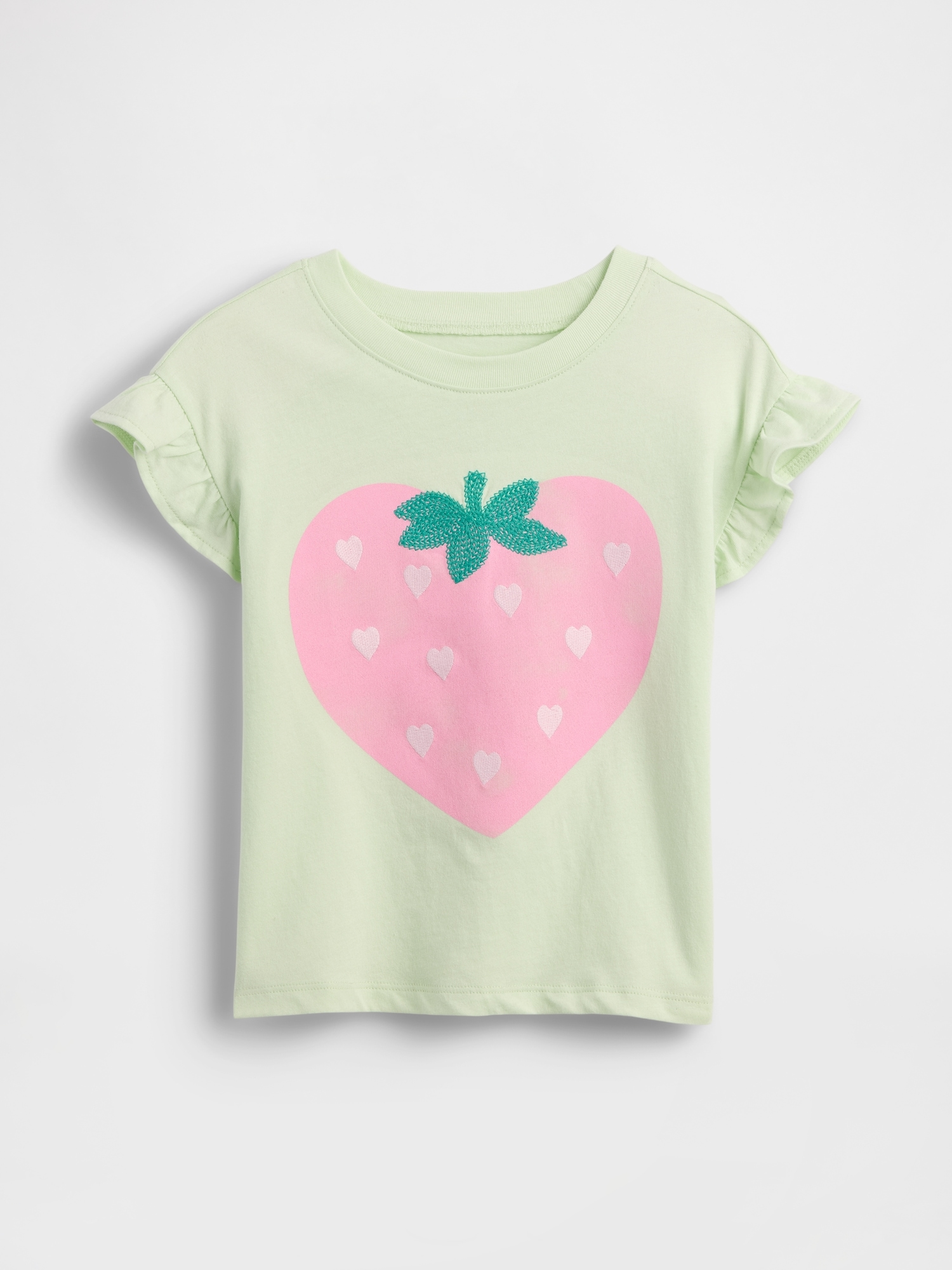 babyGap Ruffle 3D Graphic T-Shirt