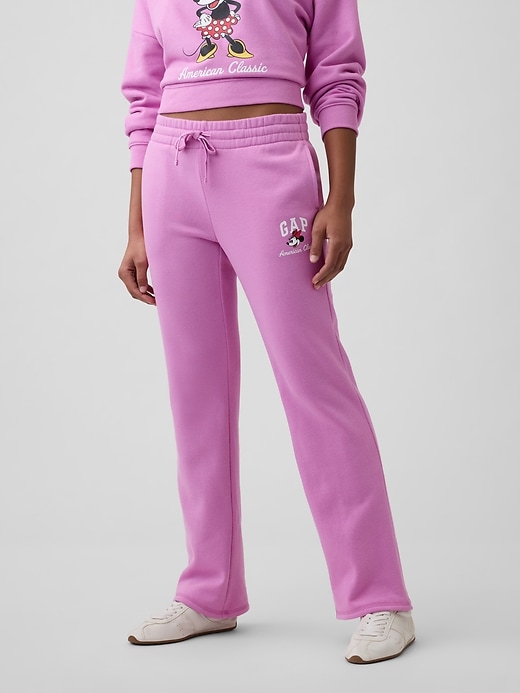 Image number 3 showing, Gap × Disney Minnie Mouse Bootcut Joggers
