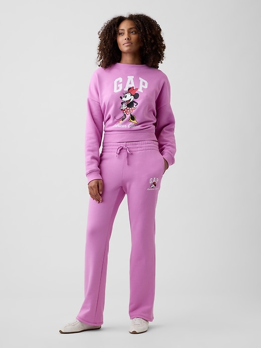Image number 1 showing, Gap × Disney Minnie Mouse Bootcut Joggers