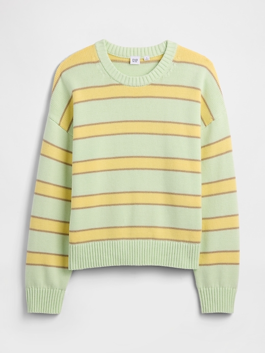 Image number 5 showing, Relaxed Cotton Crewneck Sweater