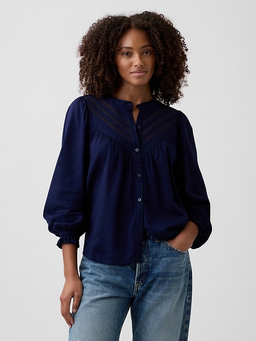 Image number 1 showing, Relaxed Lace Top