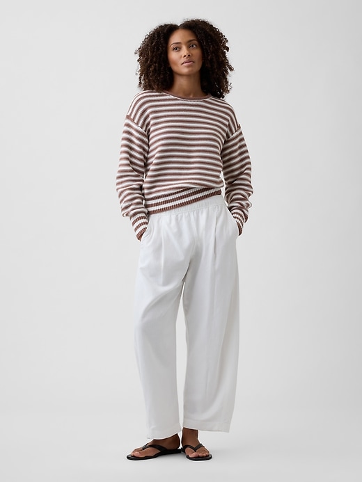 Image number 3 showing, Relaxed Stripe Rollneck Sweater