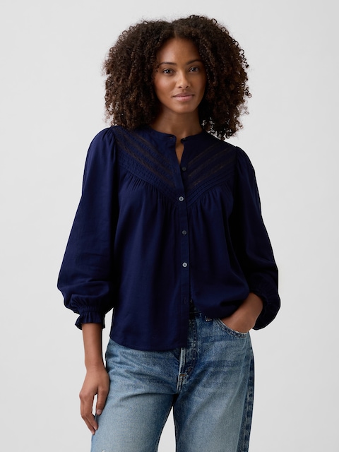 Relaxed Lace Top