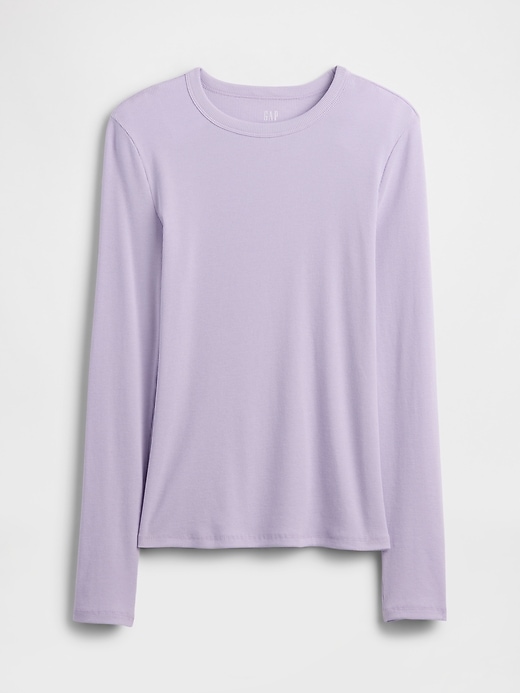 Image number 5 showing, Essential Ribbed Crewneck T-Shirt