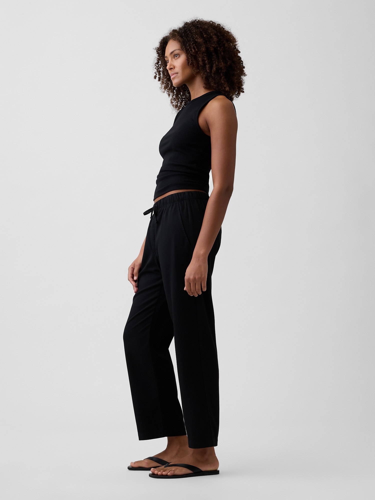 Mid Rise Easy Twill Pants | Gap Factory