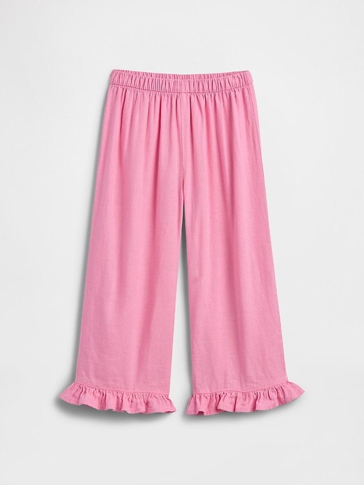 Image number 1 showing, babyGap Linen-Blend Pull-On Pants
