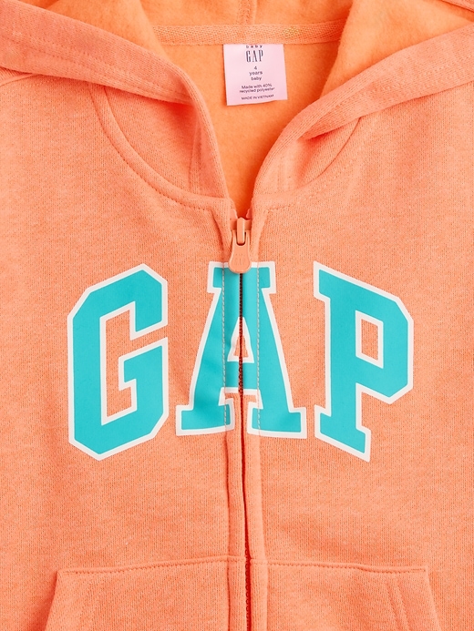 Image number 3 showing, babyGap Relaxed Gap Logo Zip Hoodie