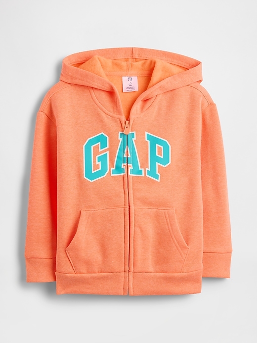 Image number 1 showing, babyGap Relaxed Gap Logo Zip Hoodie