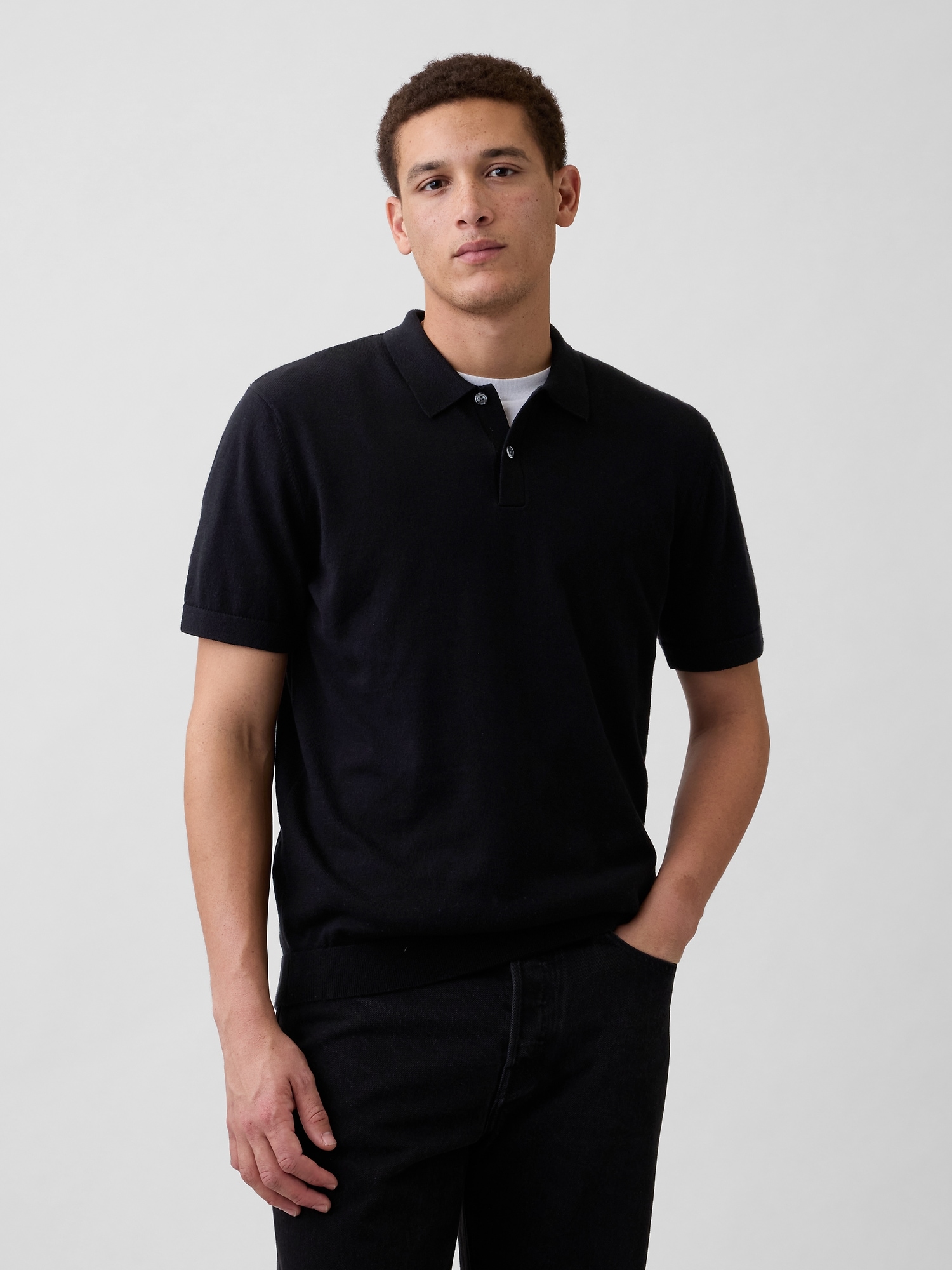 Sweater Polo Shirt