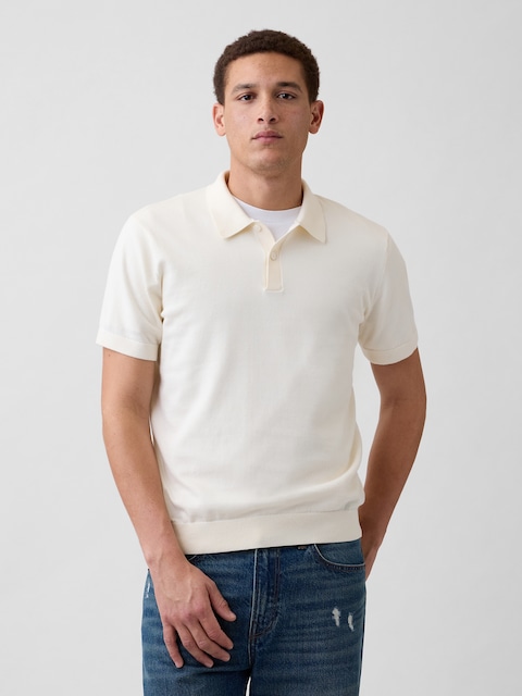 Sweater Polo Shirt