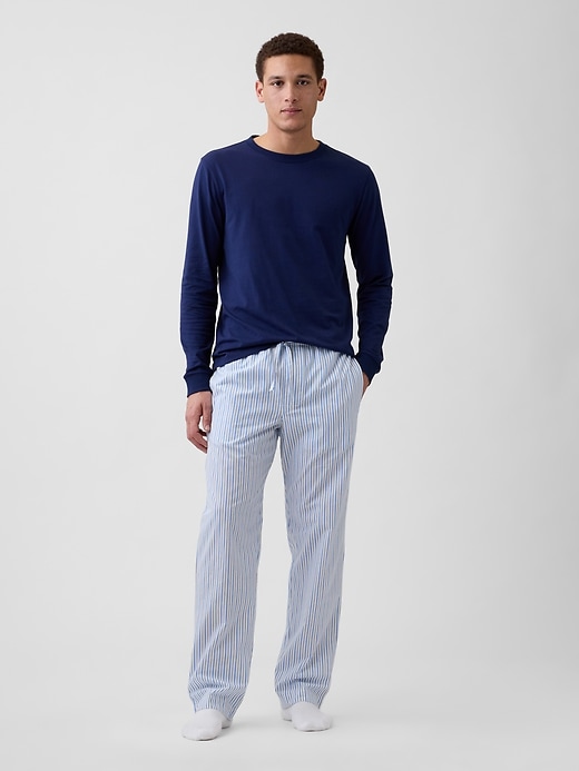 Image number 1 showing, Relaxed Poplin PJ Pants