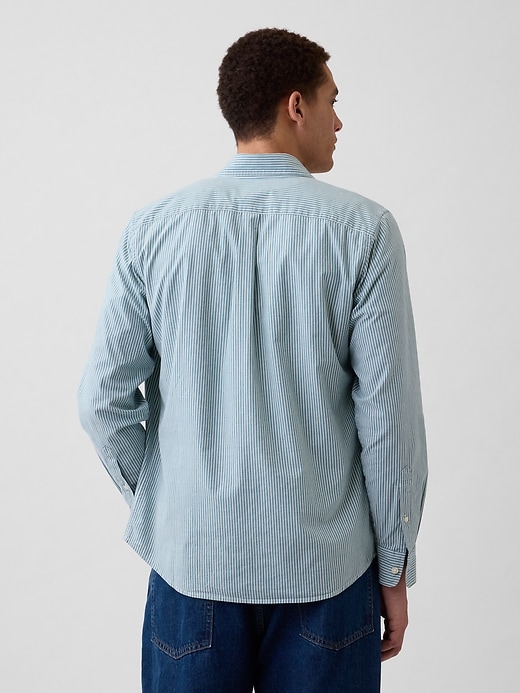 Image number 2 showing, Stretch Poplin Shirt in Standard Fit
