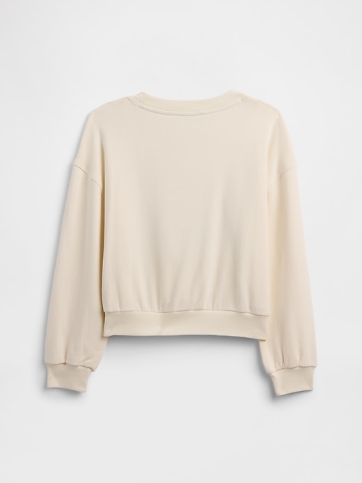 Image number 2 showing, Kids Oversized Wedge Graphic Sweatshirt