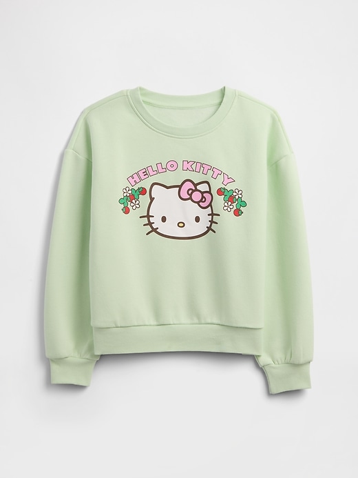 Image number 1 showing, GapKids | Hello Kitty Oversized Wedge French Terry Sweatshirt