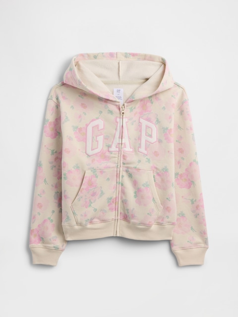 Kids Relaxed Gap Logo Zip Hoodie
