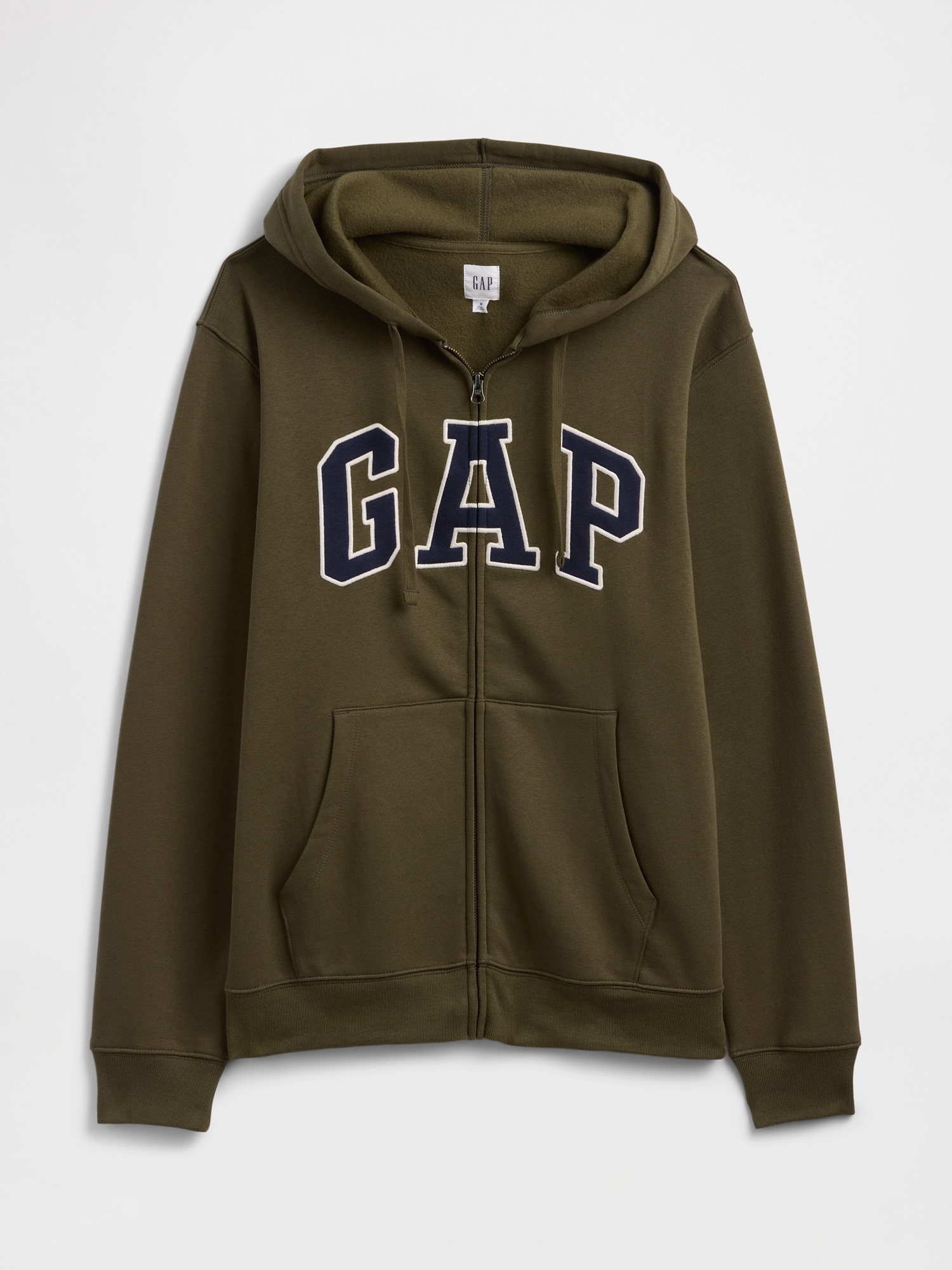 Relaxed Gap Logo Zip Hoodie | Gap Factory