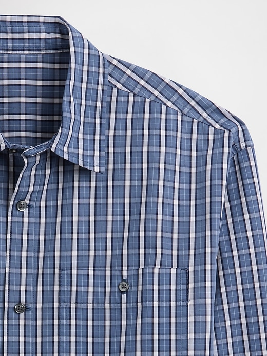 Image number 4 showing, Poplin Shirt in Boxy Fit