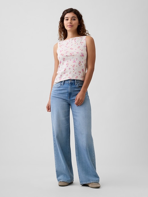 Image number 3 showing, Boatneck Tank Top