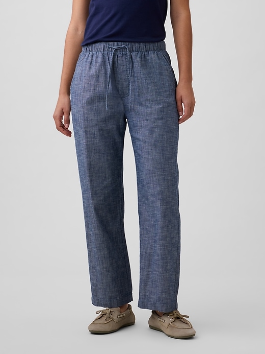 Image number 2 showing, Mid Rise Easy Twill Pants