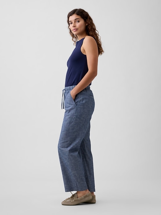 Image number 3 showing, Mid Rise Easy Twill Pants
