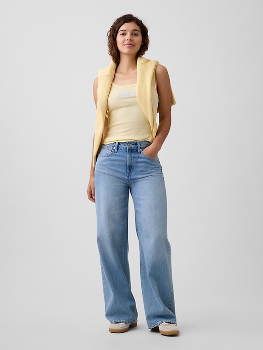 Image number 3 showing, Gap Logo Ribbed Tank Top