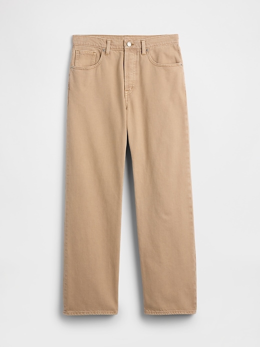 Image number 5 showing, Mid Rise Relaxed Straight Jeans