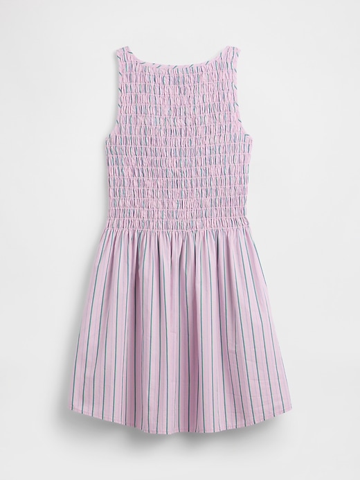 Image number 4 showing, Smocked Boatneck Mini Dress