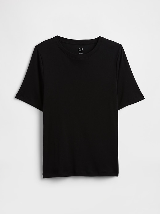 Image number 5 showing, Modern Ribbed Crewneck T-Shirt