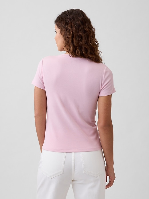 Image number 2 showing, Ribbed Button-Up Top