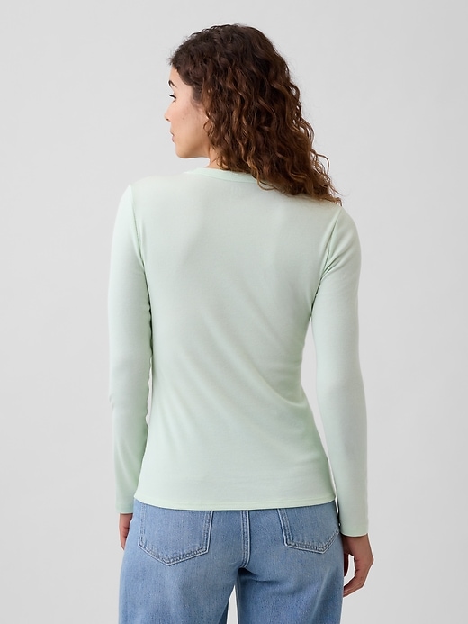 Image number 2 showing, Essential Ribbed Crewneck T-Shirt