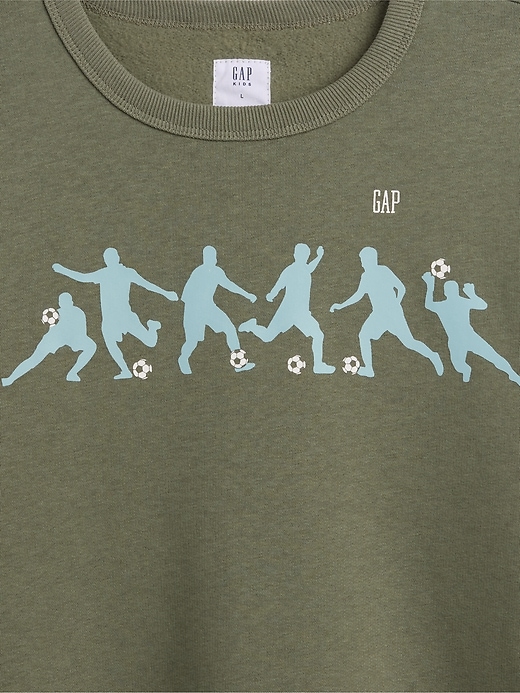 Image number 3 showing, Kids Relaxed Crewneck Graphic Sweatshirt