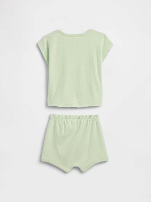 Image number 2 showing, Baby Two-Piece Graphic Outfit Set