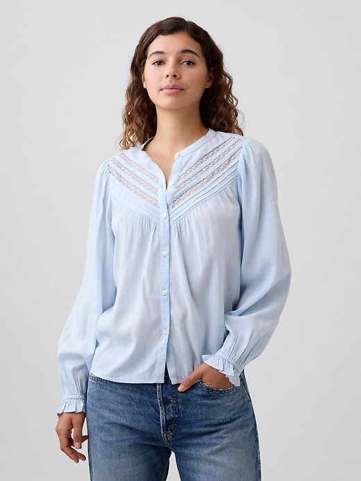 Image number 1 showing, Relaxed Lace Top