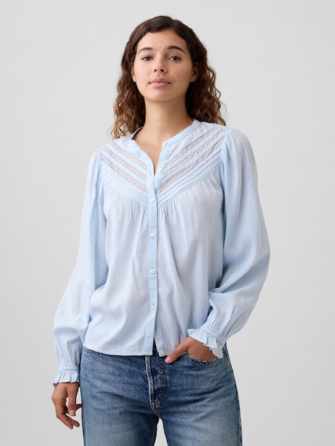 Relaxed Lace Top