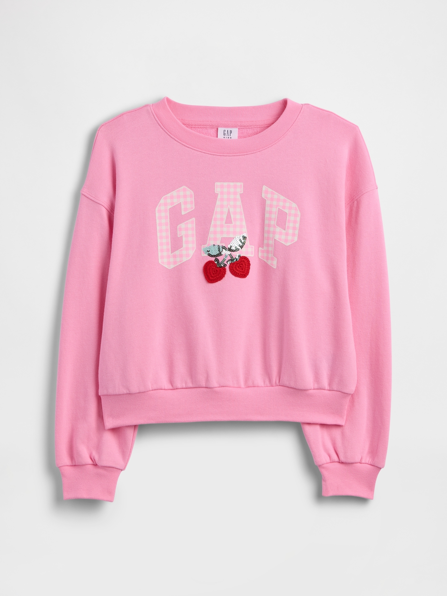 Kids Oversized Wedge Graphic Sweatshirt