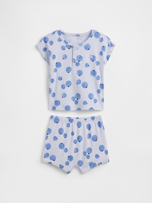 Image number 1 showing, Baby Two-Piece Graphic Outfit Set