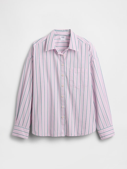 Image number 5 showing, Oversized Shirt in Poplin