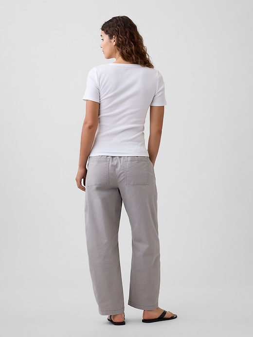 Image number 4 showing, High Rise Easy Barrel Khakis