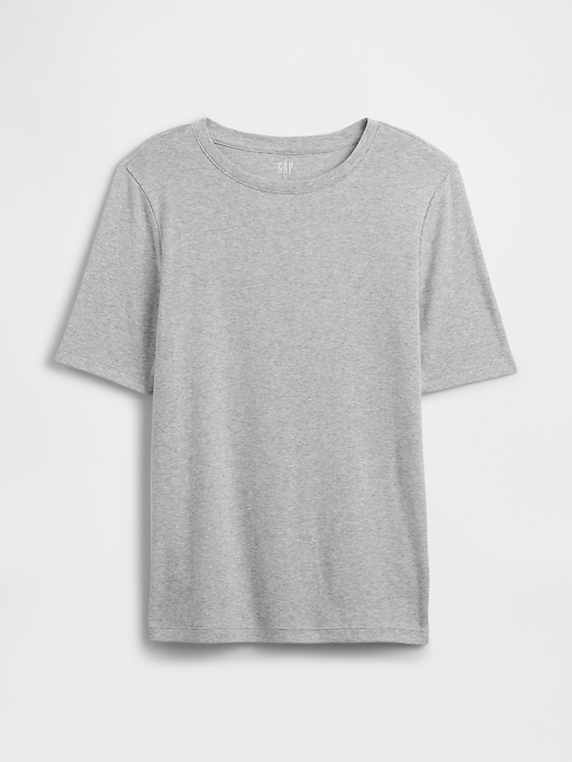 Image number 5 showing, Modern Ribbed Crewneck T-Shirt