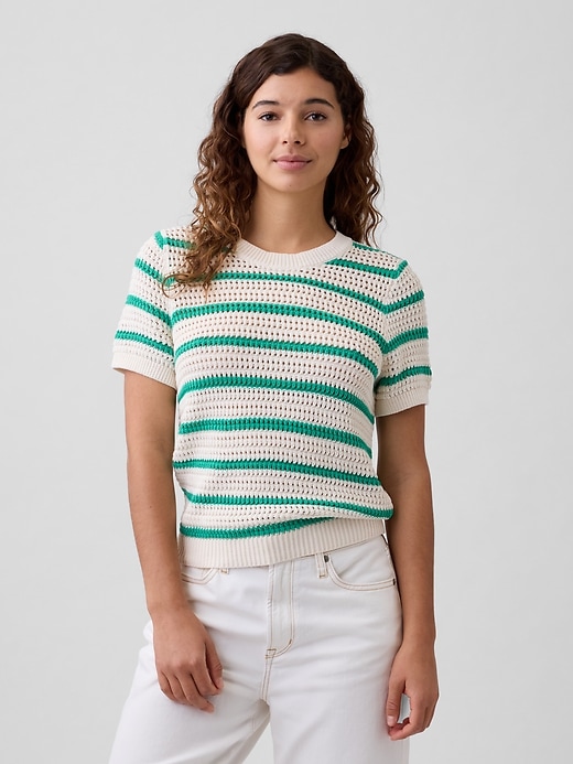 Image number 1 showing, Relaxed Crochet Top