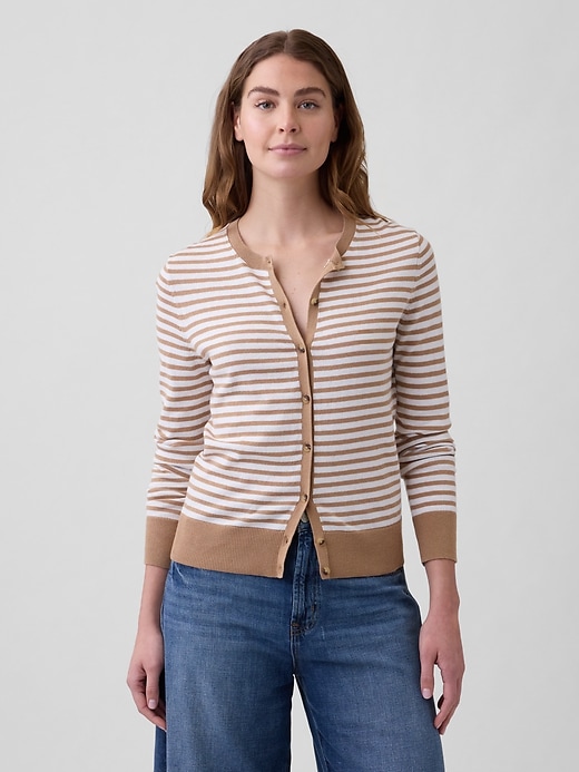 Image number 1 showing, Crewneck Cardigan