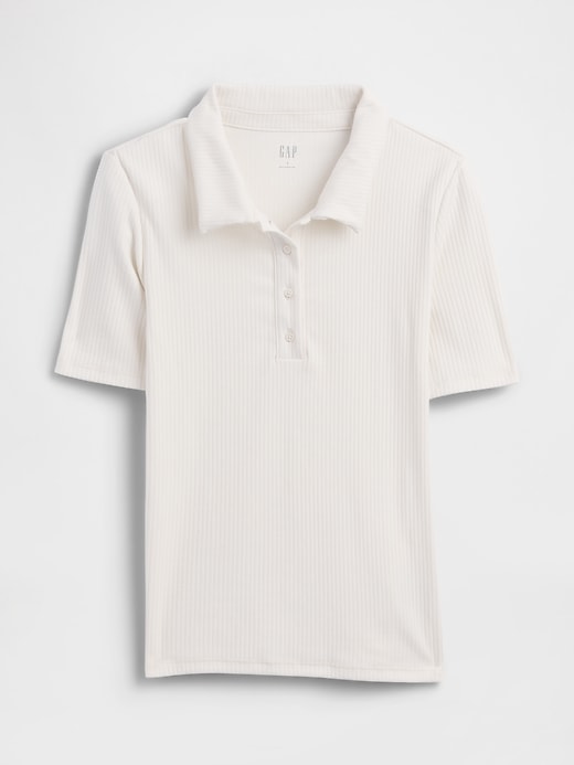 Image number 5 showing, Ribbed Polo Shirt