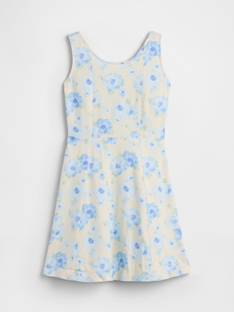 Kids Linen-Blend Tank Dress