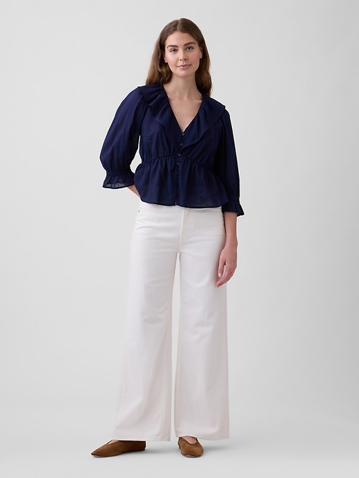 Image number 3 showing, Relaxed Ruffle Top