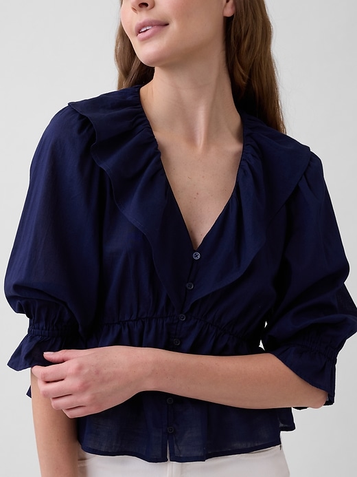 Image number 4 showing, Relaxed Ruffle Top