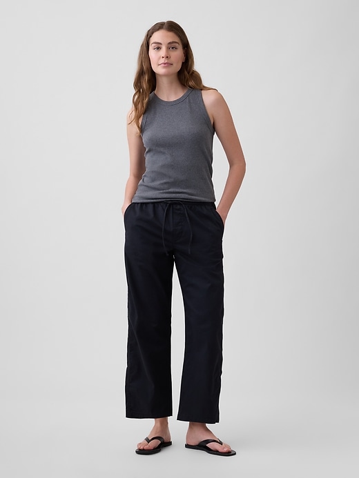 Image number 1 showing, High Rise Easy Barrel Khakis