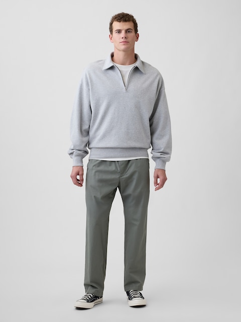 Relaxed Pull-On Khakis