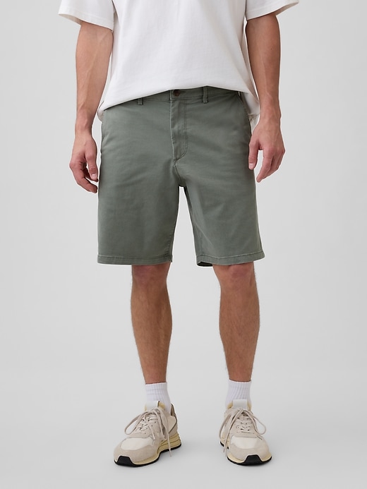 Image number 3 showing, 9" Essential Khaki Shorts
